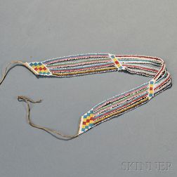 Potawatomi Side-stitched Beaded Choker